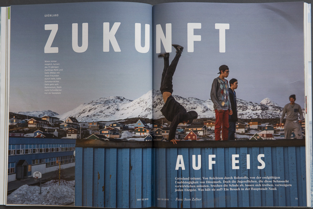 Greenland's Future Generation - VG-Bild-Kunst - GEO Reportage - Grönland - copyright 2016 Sven Zellner/Agentur Focus